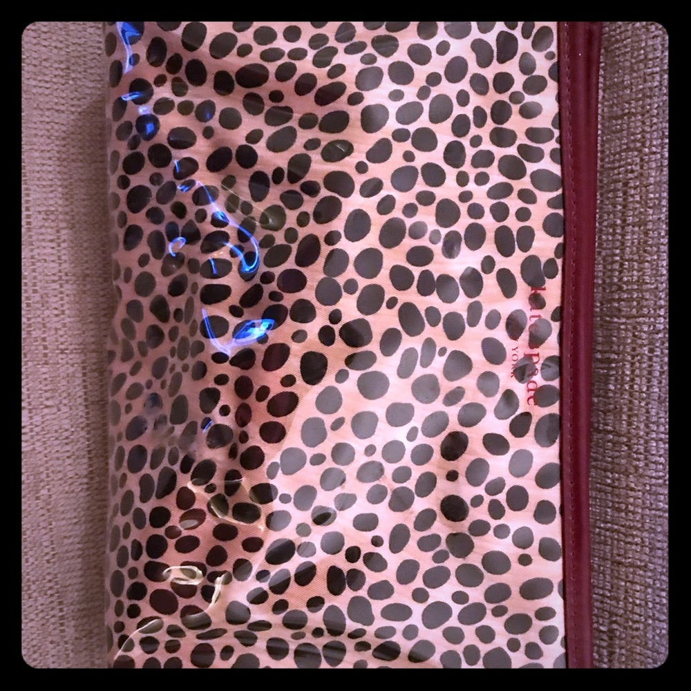 Kate Spade Leopard Print Cosmetic Bag